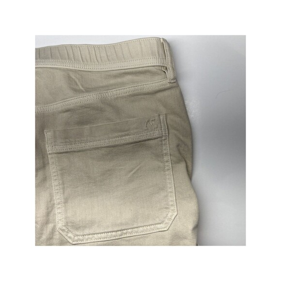 NWT American Eagle Dreamy Drape Easy SHORTIE Sz 8 Stretch Cream Low Rise Shorts - Picture 7 of 10